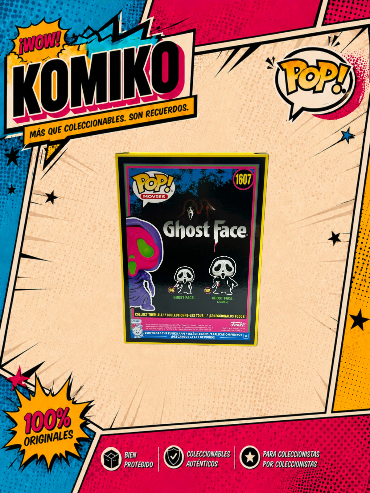 Ghost Face #1607 (colorful)