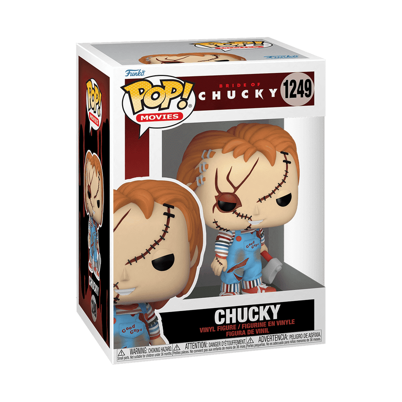 Chucky con caja